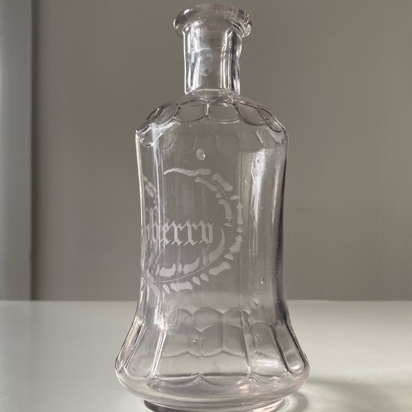 Antique Raspberry Bar Back Bottle - Picture 4 of 9